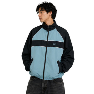 Trendy Color Block Custom <b>Lightweight</b> Windbreaker <b>Jackets</b> Raglan Sleeve Streetwear Fashion <b>Jacket</b> for <b>men</b> OEM <b>Rain</b> Coats Supply - Product Image 1