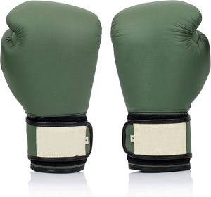 Guantes de Boxeo MMA Profesionales Personalizados con Logotipo, de Cuero PU, para Entrenamiento de Muay Thai, con Cierre de Gancho y Bucle, Transpirables - Product Image 3