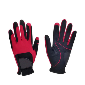 Guantes de Golf Transpirables de PU Súper Suaves de Alta Calidad, Personaliza tu Logotipo, Guantes Deportivos para Hombre, Profesionales, TERZO SPORTS, con Hebilla - Product Image 1