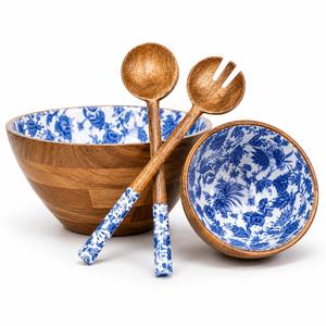 Tazones de Madera Pulida Modernos y Ecológicos para Fideos y Ensaladas, para Fiestas, Tazón para Servir al por Mayor, Tazón Personalizado - Product Image 4