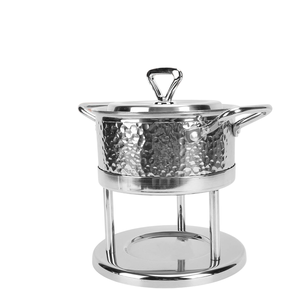 Recipiente para Calentar Comida de Acero Inoxidable Pulido, con Tapa, para Buffet, Hotel, Catering, Restaurante, Duradero, Antiadherente, 26 cm - Product Image 5