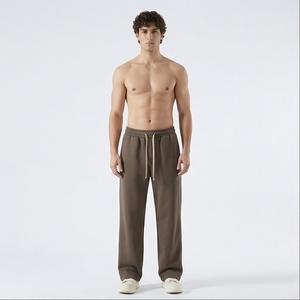Pantalones de paracaídas para hombre, pantalones holgados de pierna ancha, pantalones Cargo de algodón Oliva, ropa de calle, ropa Hipster, pantalones holgados de invierno - Product Image 1