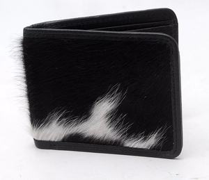 Carteras de Cuero con Pelo de Vaca para Hombre, Diseño de Moda 2026, Precio de Fábrica, Fabricación Personalizada - Product Image 1