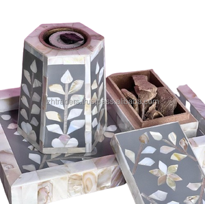 ชุด mubkhar ฝังมุกประกายมุกที่ออกแบบมาสำหรับของขวัญแต่งงานอาหรับรอมฎอนและกลิ่นหอมที่บ้าน - Product Image 2