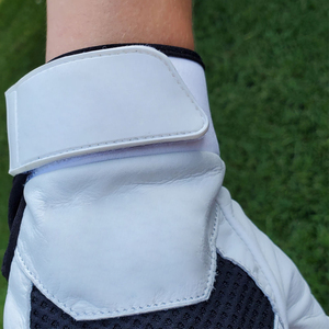Gants de frappe de baseball unisexes professionnels à manchette courte, personnalisables, tendances actuelles, blanc et noir, durables, haute performance, design antidérapant - Product Image 5