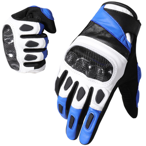 Guantes de Motocicleta de Cuero para Conducir, Diseño Nuevo, Modernos y con Protección - Product Image 1