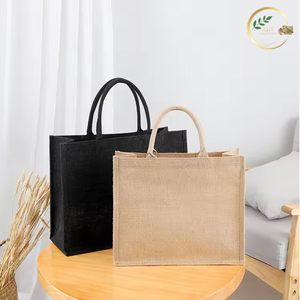 Large Size Jute Shopping <b>Bag</b> with Strong Handles for Heavy Items - Product Image 2