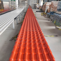 Tôle de toiture en PVC à 4 couches, haute durabilité, résistante aux UV, Teja de PVC, prix d'usine, fabriqué au Vietnam
