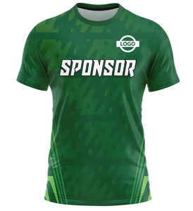 Maillot de sport SFIVE pour homme, col en V, imprimé par sublimation, noir, rouge, jaune, séchage rapide, tenue d'e-sport, uniforme de joueur adulte - Product Image 4