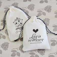 Bolso con cordón impermeable personalizado hecho a mano, bolsas de regalo de color sólido natural de algodón suave con estilo plegable - Product Image 6