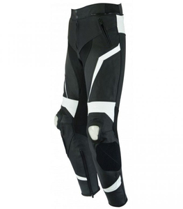 Pantalon de moto en cuir sur mesure pour l'hiver, grande taille, pour hommes et femmes, avec protection CE, prêt pour la piste - Product Image 2