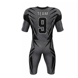 Training Ready American Football Kit With Breathable Jersey <b>Pants</b> Helmet And Protective <b>Pads</b> Included - Product Image 3