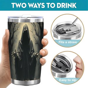 Stainless Steel Tumbler 20oz Insulated Double Wall Travel Mug With Lid <b>For</b> Cold <b>Hot</b> <b>Drinks</b> - Product Image 5
