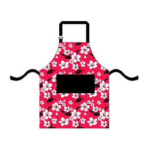 Customized Pattern 100% Cotton Modern <b>Apron</b> with Black Pocket Straps Sustainable Anti- Washable for <b>Kitchen</b> Hotel Restaurant - Product Image 1