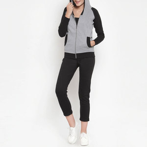 Conjunto Deportivo de Algodón para Mujer, Sudadera Informal con Logotipo Personalizado, Pantalones Deportivos, Ropa Deportiva Suave para Descansar - Product Image 1