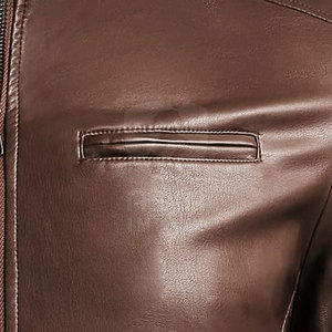 Men Leather <b>Jacket</b> Modern Slim Fit <b>Biker</b> <b>Jacket</b> Stylish Durable <b>Jacket</b> for Casual Wear and Street Style - Product Image 6