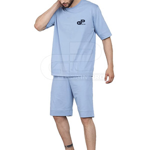 Conjunto de pantalones cortos para hombre, ligeros, transpirables, cómodos, ideales para gimnasio, correr, hacer ejercicio o para el verano - Product Image 2