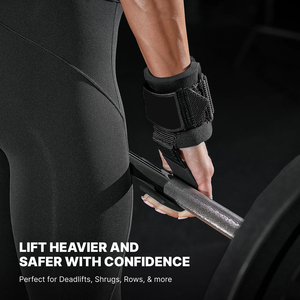 Nouvelle conception, sangles de protection de la paume en néoprène sur mesure, fermeture auto-agrippante, pour haltérophilie, vente en gros OEM, poignées de musculation robustes pour l'entraînement - Product Image 2