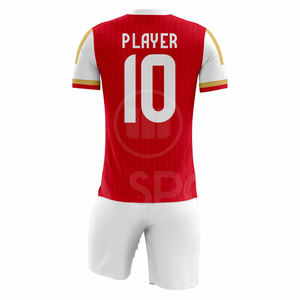 Uniforme de Fútbol Personalizado por Sublimación de Alta Demanda, Conjunto de Uniforme de Fútbol Profesional, Fabricante de Equipaciones Deportivas Transpirables de Poliéster - Product Image 3