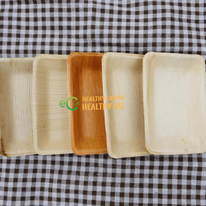 Biodegradable Areca Leaf Serving <b>Plates</b> <b>Disposable</b> Palm Leaf <b>Plates</b> for BBQ Picnic Wedding and Party Supplies Made in Vietnam - Product Image 3
