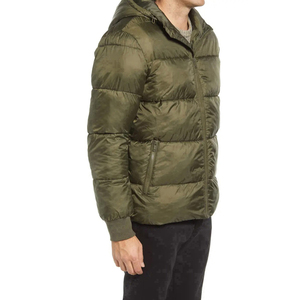 Men's Slim Fit Winter Puffer <b>Jacket</b> High Quality Custom Logo Printed Stand <b>Light</b> Features Pocket OEM Service High Street Style - Product Image 5