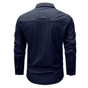 Camisa de Mezclilla Estilo Relajado con Botones al Frente para Atuendos Casuales, Uso Diario y Cómodo, Precio Razonable - Product Image 1