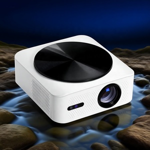 AUN A005 MINI Home Theater Cinema Android 11 Projecteur Vidéo LED 1080P Portable avec Haut-parleurs WIFI pour Téléphone Beamer Intelligent - Product Image 4