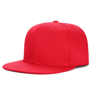 หมวกแก๊ปแบบ Snapback สีพื้น ผ้าฝ้าย ทรงเบสบอล สไตล์ลำลอง รับสกรีนโลโก้ หมวกกีฬากลางแจ้ง - Product Image 4