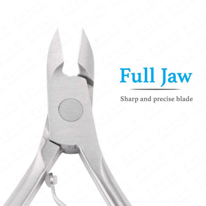 Coupe-cuticules professionnel en acier inoxydable de haute qualité, à mâchoires affûtées, pour manucure et pédicure, avec étiquette personnalisée - Product Image 5