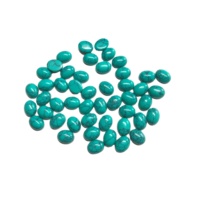 Vente en gros de cabochons ovales en turquoise synthétique de haute qualité 7x9mm AAA+, calibrés, traités thermiquement, pour la fabrication de bijoux, IGI