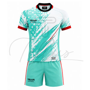 Service OEM, ensemble d'uniformes de rugby en sublimation, 100% polyester respirant, uniforme de rugby en sublimation à bon prix, uniforme de rugby personnalisé - Product Image 1