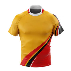 Uniformes de rugby personnalisés de haute qualité, tendance 2026, vente en gros, 100 % polyester, uniformes de football de rugby pour équipes et vente en ligne - Product Image 2
