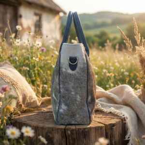 Sac fourre-tout en cuir véritable pour femme OEM - Sac à main de luxe avec fermeture éclair, design multifonctionnel pour l'été et l'automne LHTB-0093 - Product Image 5