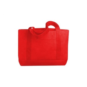 กระเป๋าใส่ของสำหรับงานแต่งงานส่วนบุคคลกระเป๋าทรงสี่เหลี่ยมลายทางสีแดงปักลายทางสำหรับแม่บ้านที่ได้รับการรับรอง - Product Image 6