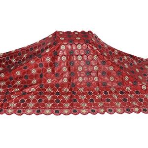 H & D Nouveau Dubaï Style Africain Élégant <span class=keywords><strong>Suisse</strong></span> Coton Dentelle Avec Voile Écharpe Assortie 100% Coton Tissus - Product Image 1