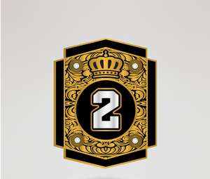 World Summit Champion Wrestling Championship Belt Gold Crown Design <b>Metal</b> <b>Plate</b> Silver Emblem Cloth Strap Huzaim Elite Sports - Product Image 4