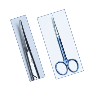 Tijeras Quirúrgicas Manuales Fomon Saber para Lifting Facial, Herramienta Profesional de Cirugía Plástica de Acero Inoxidable para Disección de Tejidos Faciales - Product Image 1