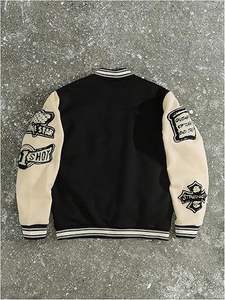 Chaqueta de Invierno Cálida y Cómoda para Hombre, Estilo Letterman, con Cuello Alto, Logotipo Frontal, Resistente al Viento, Ecológica, de Alta Calidad a un Precio Razonable - Product Image 4