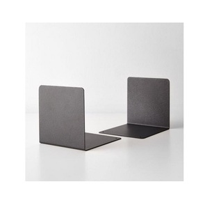 Sujetalibros de Metal Sólido de Primera Calidad, Construcción Robusta, Organizador de Estanterías Moderno para Oficina o Biblioteca, Adorno Decorativo - Product Image 3