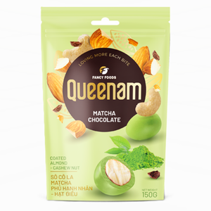 Candy Snacks Dessert Supply for Retail HALAL Dragee Matcha Chocolate Coated Almond Cashew Nuts 150G Private Label Custom Global - Product Image 1