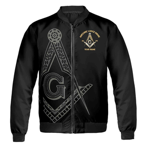 Chaqueta Bomber Personalizada Mason Prince Hall F&A.M, Tallas S-5XL, Chaqueta de Manga Larga Hecha a Medida de Alta Calidad, Modelo 2026 - Product Image 1