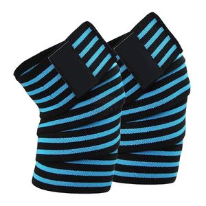 Professional Powerlifting Gear OEM Logo Geometric Pattern Weightlifting <b>Knee</b> Wraps Elastic Gym Squat <b>Support</b> <b>Straps</b> Natural - Product Image 5