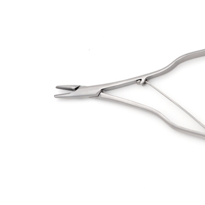 Porte-aiguille incurvé en acier inoxydable TC Arruga, 16 cm - 6 1/4 po, instruments chirurgicaux dentaires en acier inoxydable, best-seller - Product Image 3