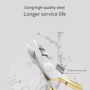Coupe-ongles professionnel en acier inoxydable Morje D-501, lame biseautée pour le soin des ongles des doigts, usage adulte - Product Image 3