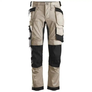 Fabrication sur mesure de pantalons de travail de chantier avec coutures renforcées et multiples poches pour les professionnels du chantier. - Product Image 1