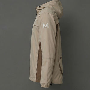 Chaqueta Cortavientos de Invierno con Capucha Reflectante de Alta Visibilidad, Chaqueta de Ciclismo Impermeable con Recubrimiento Neón que Brilla en la Oscuridad - Product Image 4