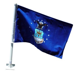 Drapeau rectangulaire portable en polyester pour l'Académie de natation du Texas, modèle ATF01, avec mât en acrylique, imprimé numériquement, durable, pour usage promotionnel - Product Image 4