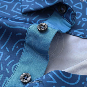 เสื้อโปโลกอล์ฟสำหรับวัยรุ่นแฟชั่นกลางแจ้งสมัยใหม่ ผลิตจากผ้าที่ระบายอากาศได้ดีและยืดหยุ่น ช่วยให้สวมใส่สบายระหว่างการฝึกซ้อม - Product Image 6