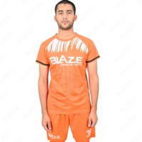 Ensemble complet de maillots de football personnalisés, nouveau design, haute qualité, respirant, 100% polyester, fabrication originale.