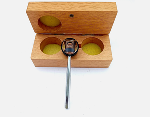 4 Goniolentilles à miroir avec manche détachable, lentilles Goniolentilles dans un étui en bois protecteur. - Product Image 3